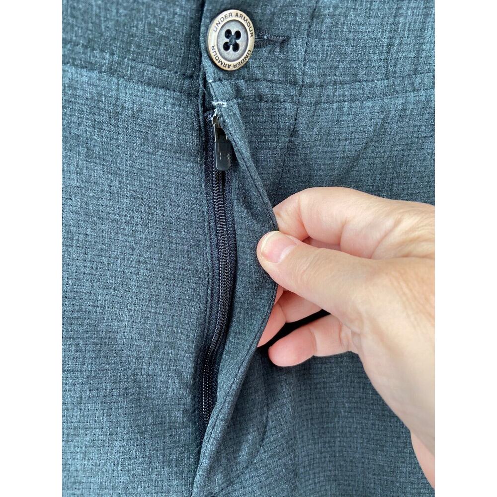 Under Armour Pants Mens 38 Gray‎ Straight Leg Golf Lightweight Stretch Straight - Picture 7 of 13